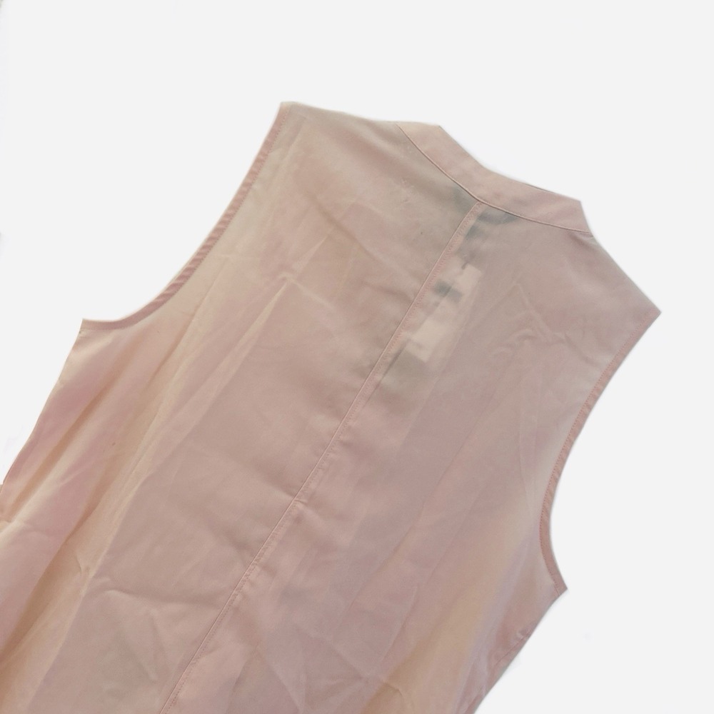 Banana Republic Rose Smoke Sleeveless Cascade Blouse Women's Size Petite XSP NWT - Picture 8 of 9